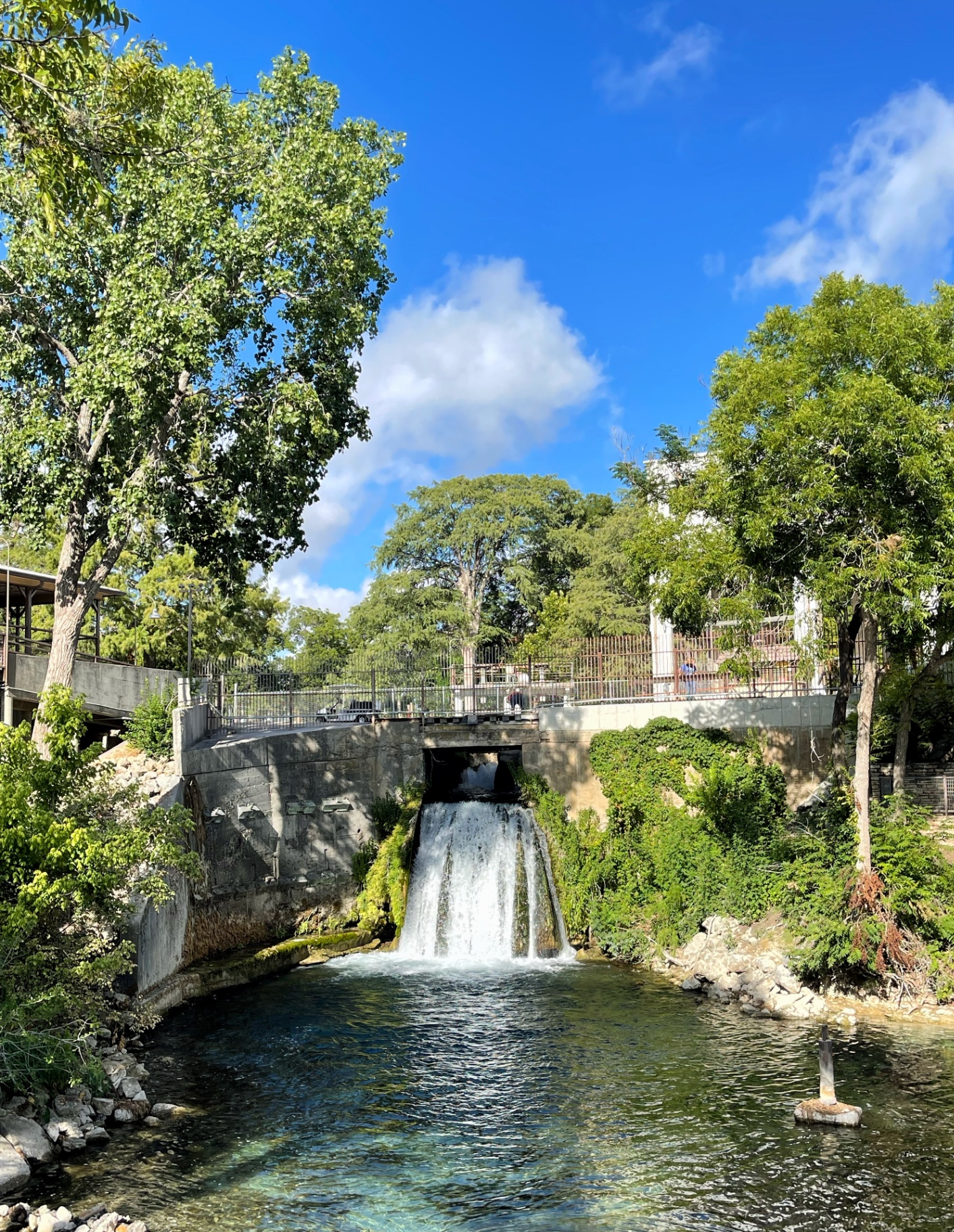Wurstfest Waterfall in Summer