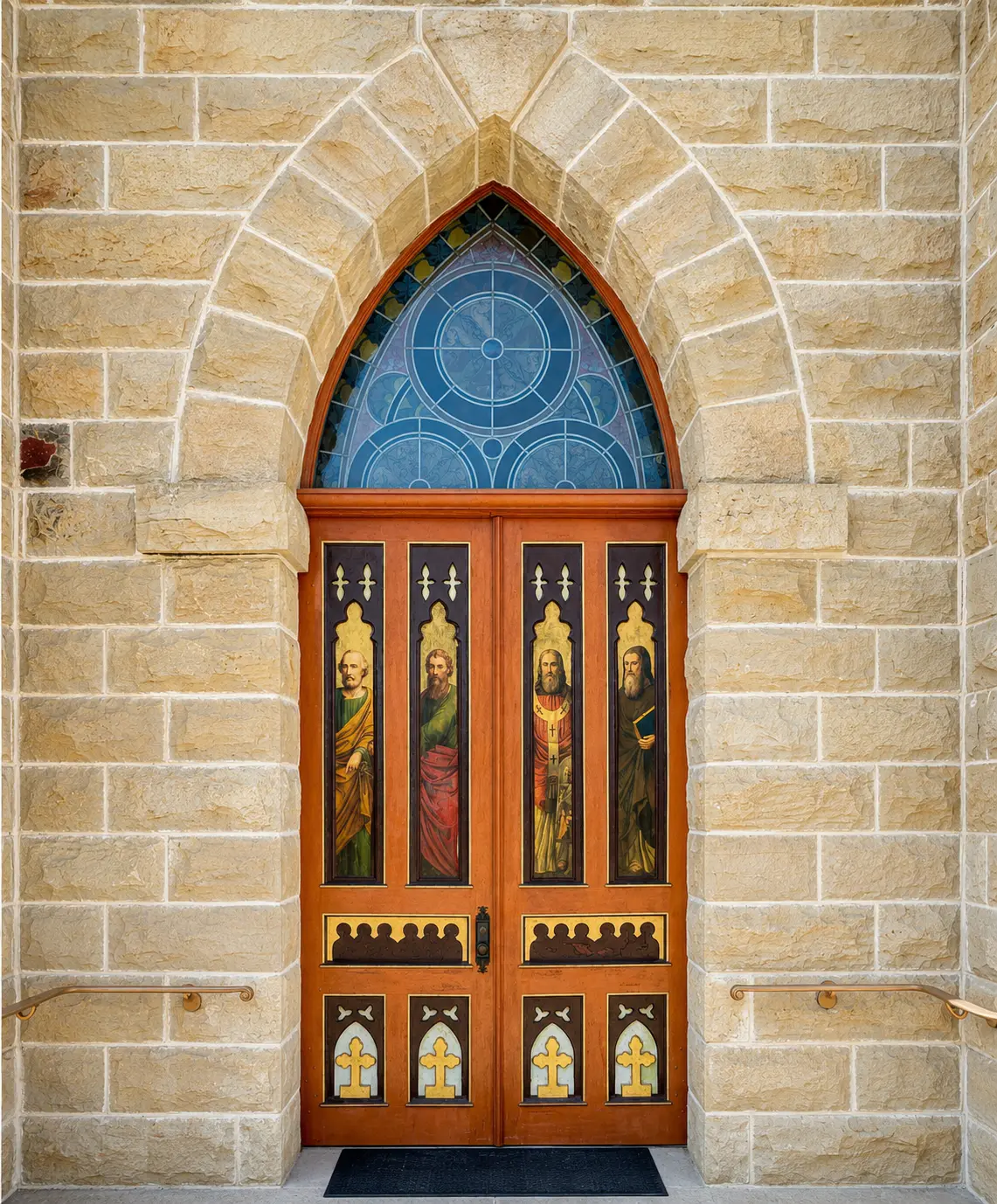 Painted Church Doors