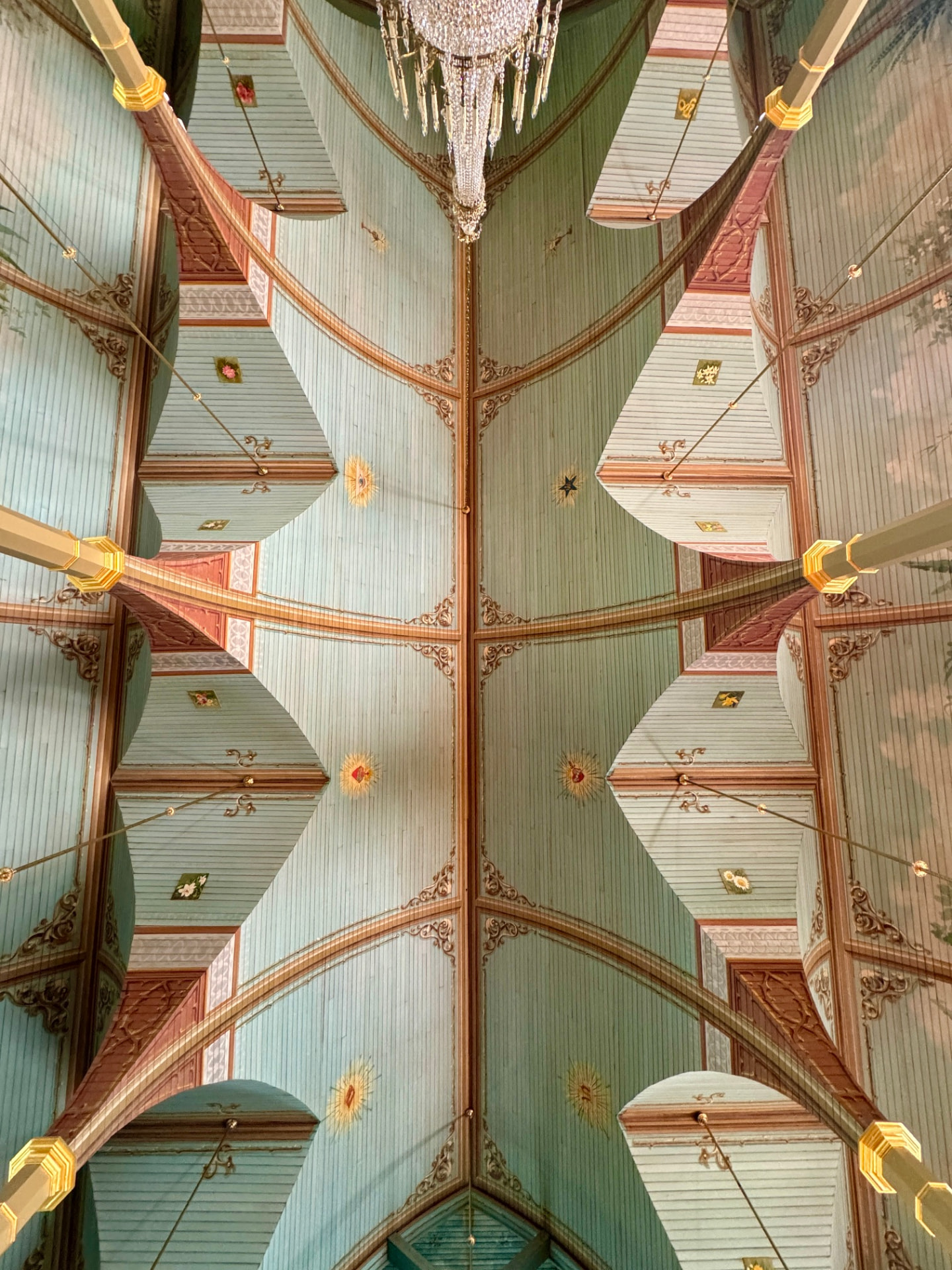 Painted Ceiling, St. Mary's Praha