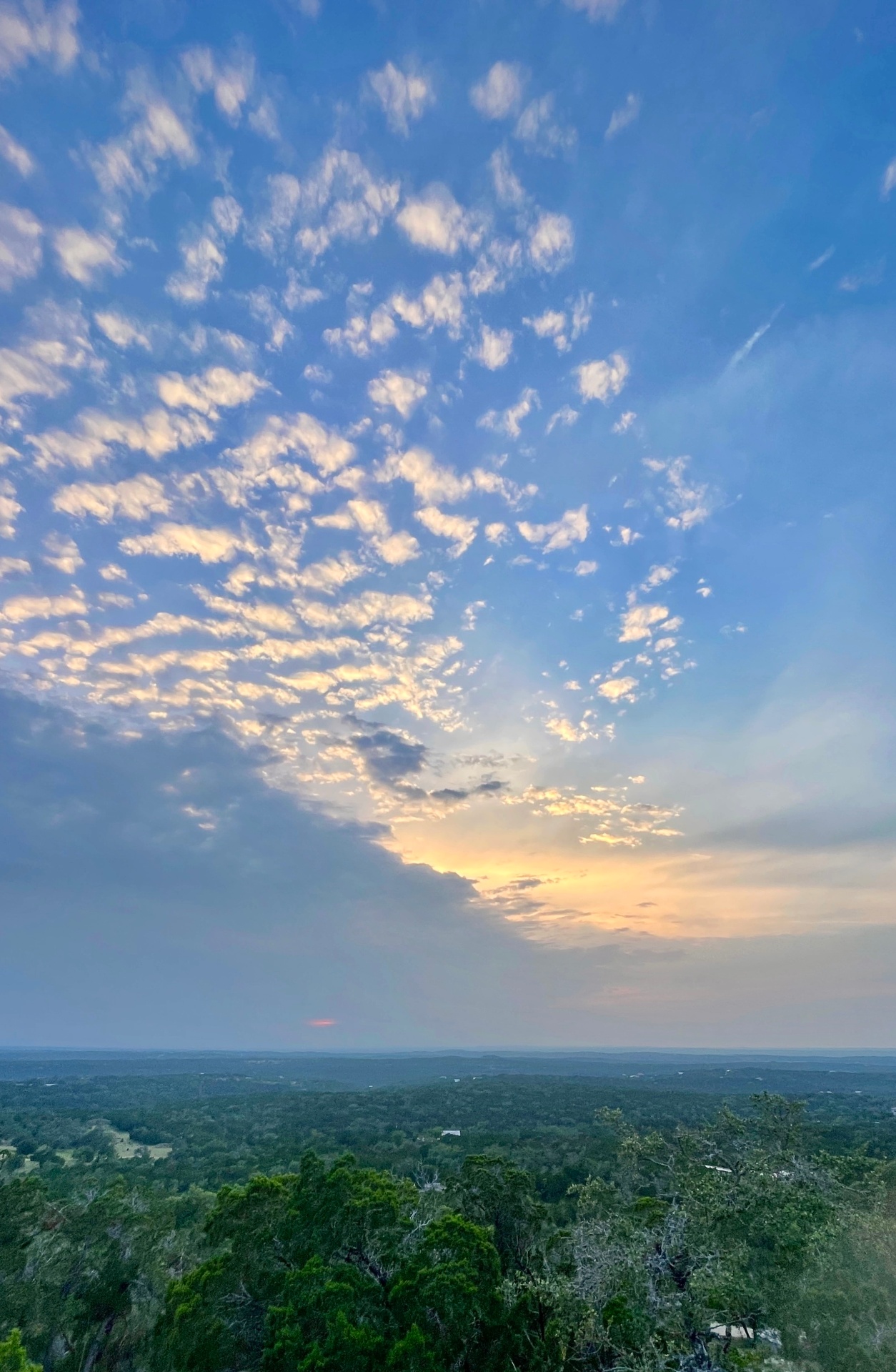 Mackerel Sky Over the Hill Country