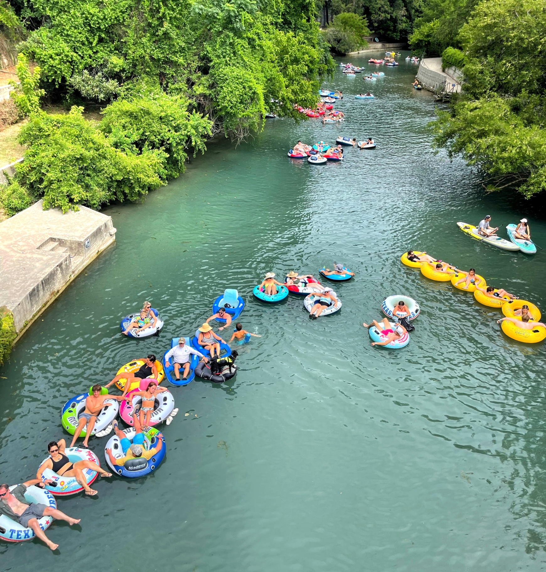 Tubing the Comal