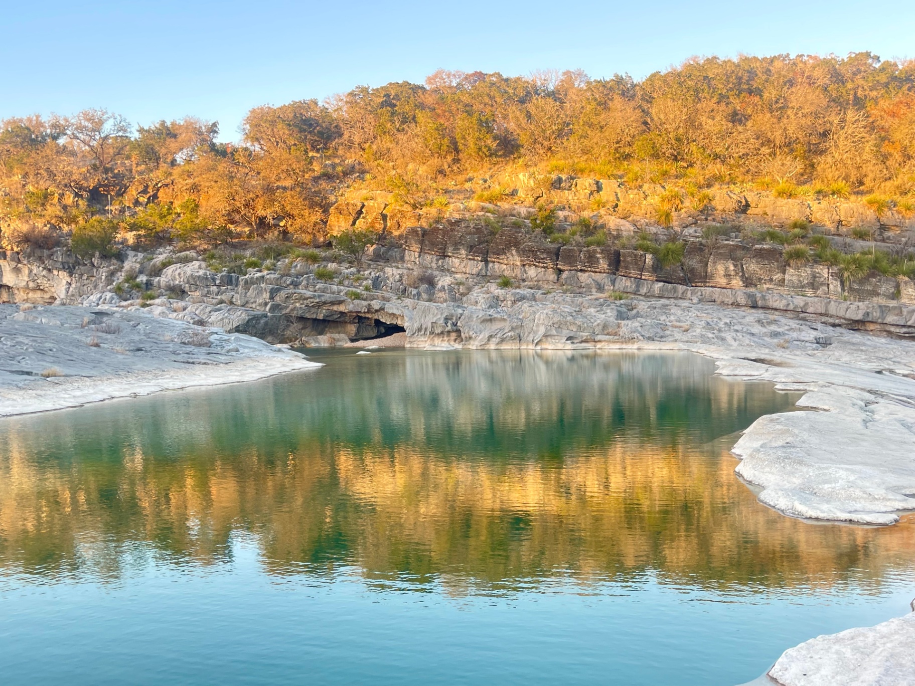 Emerald Cave Pool in Autumn