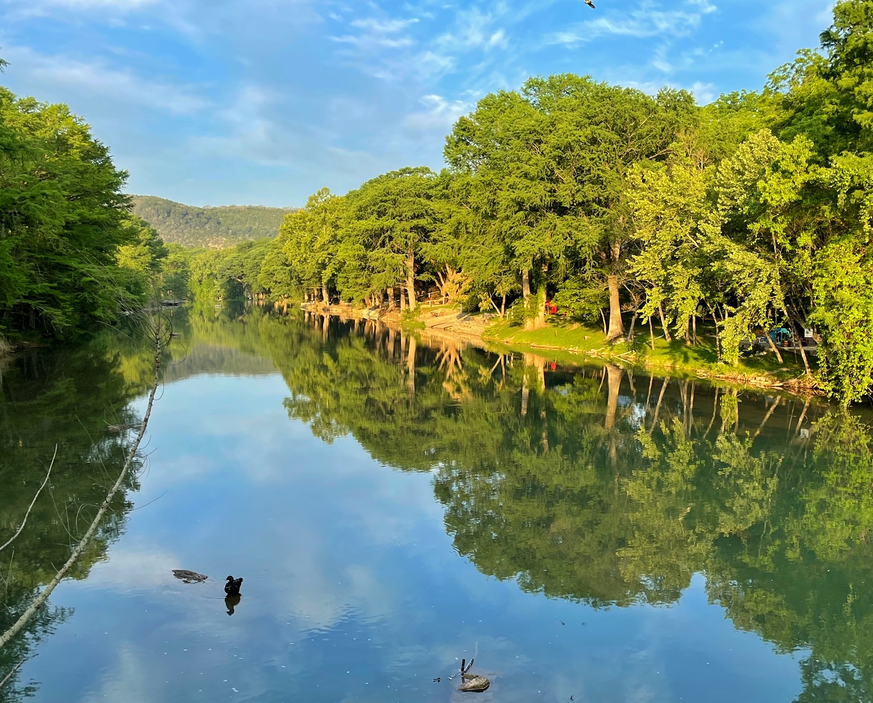 River Road Morning Mirror