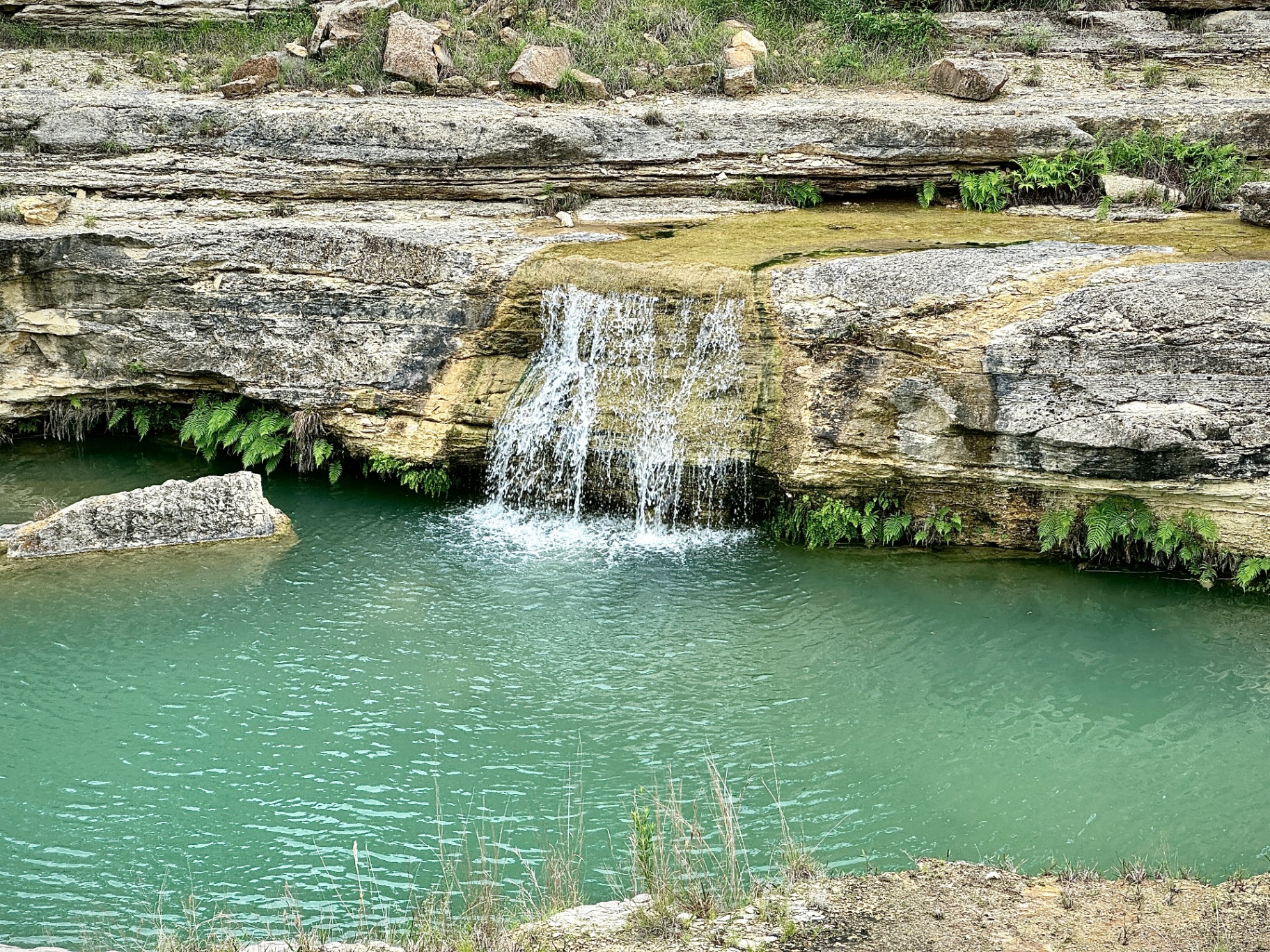 Canyon Waterfall into Emerald Pool